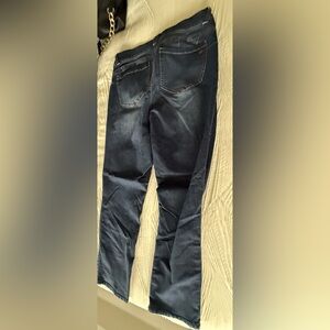 Democracy Womens Dark Blue Jeans